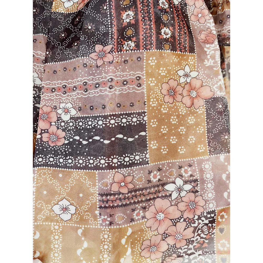 SELKIE The Patchouli Puff Dress in Brown Size S NWOT - Picture 13 of 16
